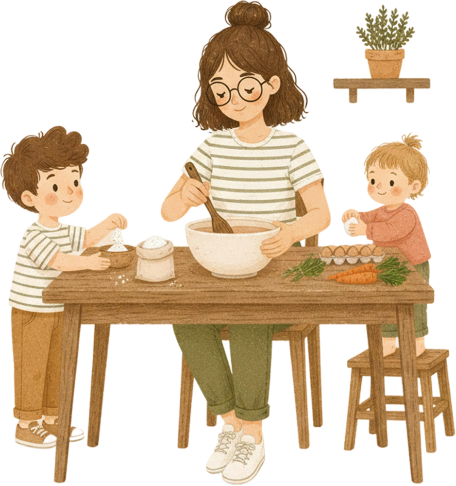 Repas maison prêts à déguster en famille